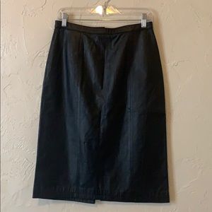 Genuine Leather Skirt